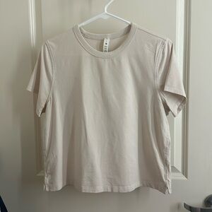 Lululemon white opal t shirt
